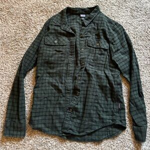 Patagonia Dark Green Flannel Shirt